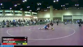 106 lbs Round 3 (10 Team) - Mark Brown III, Team Dynamic vs Samuel Wolford, Brawlers Thunderdawgs
