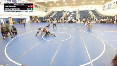 165 lbs 1st Place Match - Bradley Espinoza, Brea Olinda High School vs James Holiday, Rough House