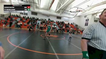 113 lbs Round 1 - Logan Bacon, Shoshoni vs Ty McWilliams, Lander Valley