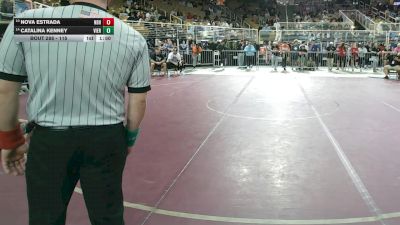 115 lbs Semifinal - Catalina Kenney, Viera vs Nova Estrada, North Bay Haven