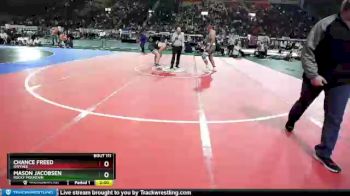 5A 220 lbs Champ. Round 1 - Mason Jacobsen, Rocky Mountain vs Chance Freed, Owyhee