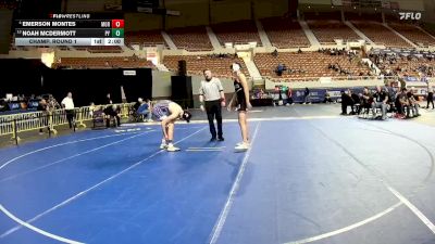 144-D4 Champ. Round 1 - Noah McDermott, Payson High School vs Emerson Montes, Morenci High School