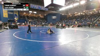 106 lbs Cons. Round 2 - Jack Yetzer, Glenvar vs Frank Albright, Washington Township