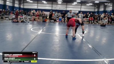 85 lbs Round 4 - Rian Knapp, Middleton Wrestling Club vs Berkley Anderson, Small Town Wrestling