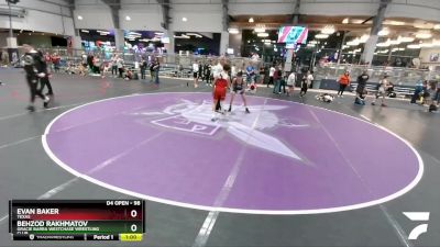 98 lbs 5th Place Match - Behzod Rakhmatov, Gracie Barra Westchase Wrestling Club vs Evan Baker, Texas