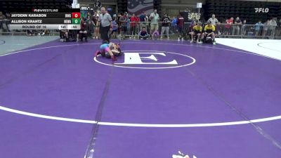 70 lbs Round Of 16 - Jaydenn Karabon, Binghamton vs Allison Krantz, Newark