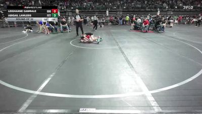 65 lbs Round Of 32 - LeighAnne Gambale, Kingsway vs Abigail Lawless, Pittsgrove Wrestling Association