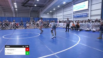 126 lbs Final - Gavin Mangano, NY vs Greyson Music, PA