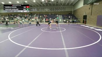 110 lbs Semifinal - Shaylee Loveland, Campbell County vs Isabella Hetzel, Thermopolis