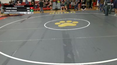 130 lbs Quarterfinal - Ariana Jones, Duchesne vs Saige Theule, Kemmerer