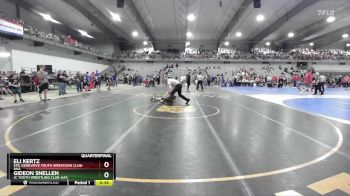 85 lbs Quarterfinal - Eli Kertz, Ste. Genevieve Youth Wrestling Club-AAA vs Gideon Snellen, JC Youth Wrestling Club-AAA 