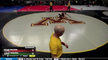 126 lbs Quarterfinal - Logan Swensen, Wayzata vs Kyler Walters, Shakopee