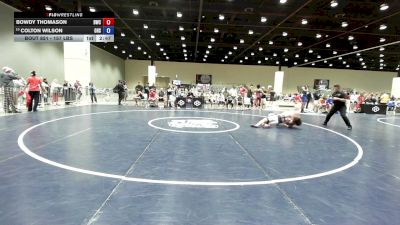 157 lbs Cons. Sub-quarters - Bowdy Thomason, Blackwell Wrestling Club vs Colton Wilson, Ozark High School