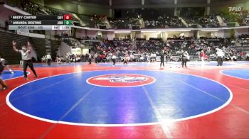 155 lbs Cons. Round 2 - Amanda Destine, Jordan vs Misty Carter, Coffee