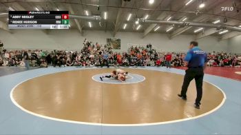 110 lbs 1st Place Match - Renee Hudson, Prairie View vs Abby Negley, Cozad