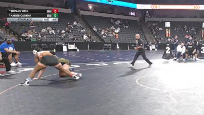 170 lbs 7th Place - Tiffany Bell, Orange Vista (SS) vs Kailee Cadena, Bakersfield Christian (CS)