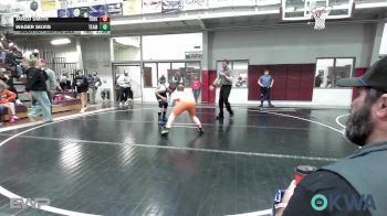 130-140 lbs Quarterfinal - Jared Smith, Tonkawa Takedown Club vs Wager Silvis, Team Guthrie Wrestling