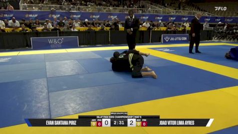 Evan Santana Piriz vs Joao Vitor Lima Ayres 2026 Pan Kids Jiu-Jitsu IBJJF Championship
