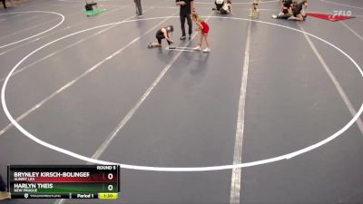 56 lbs Round 5 - Brynley Kirsch-Bolinger, Albert Lea vs Harlyn Theis, New Prague