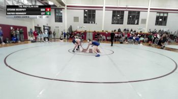 120 lbs Consolation - Storm Murphy, Boyd Buchanon vs Hayes Kennedy, The Lovett School