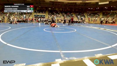 140 lbs Quarterfinal - Marcel Hawkins, Glenpool vs Channing Dunn, Kingfisher YellowJackets