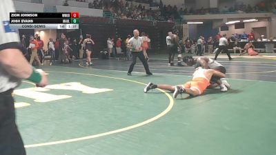 215 lbs Consolation - Zion Johnson, Westwood vs Josh Evans, Mauldin