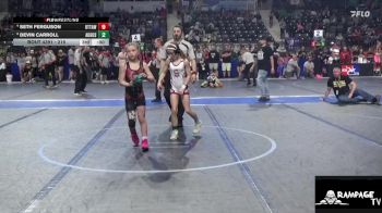 70 lbs 1st Place Match - Brooklynn Cline, Salina vs Marcie Cook, Hoisington Jr Cardinal Wrestling Club