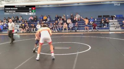157 lbs Cons. Round 4 - Logan Butzon, Augustana (SD) vs Rj Weston, Northern Iowa