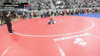 U20 Women - 65 lbs Champ. Round 2 - Margaret Buurma, MI vs Kera Finnigan, CA