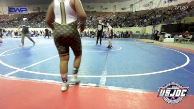 131 lbs Round Of 16 - Mason Bowerman, Plainview Youth Wrestling Club vs Jayvyn Allami, Team Tulsa Wrestling Club