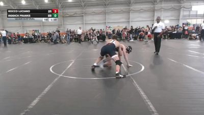 157 lbs Quarterfinal - Riddick Franks, Delaware Hayes vs Rocco Luciano, Spire