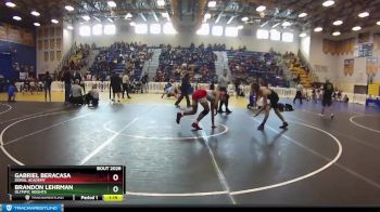 160 Blue Round 1 - Gabriel Beracasa, Doral Academy vs Brandon Lehrman, Olympic Heights