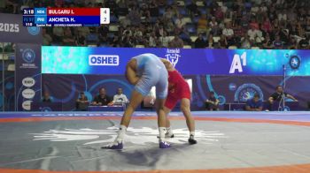 57 kg 1/4 Final - Ion Bulgaru, Moldova vs Hayden Ancheta Fan, Philippines