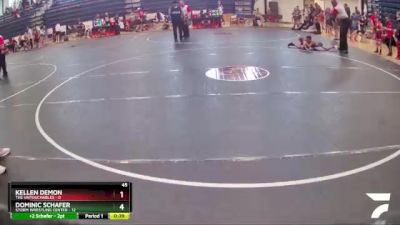 45 lbs Finals (8 Team) - Dominic Schafer, Storm Wrestling Center vs Kellen Demon, The Untouchables