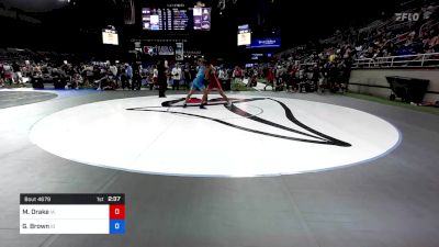 138 lbs Cons 16 #1 - Mason Drake, Iowa vs Gabriel Brown, Idaho