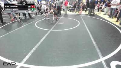 61 lbs Rr Rnd 3 - Koen Thurman, Sperry Wrestling Club vs Hudson Harber, Berryhill Wrestling Club