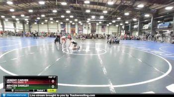 96 lbs Rd# 9- 2:15pm Saturday Final Pool - Brycen Dawley, POWA vs JEREMY CARVER, West Coast Riders