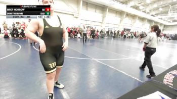 215 lbs Cons. Round 6 - Bret Morrow, Mountain Ridge vs Dimitri Bunn, Emery