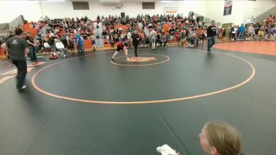 135-138 lbs Round 3 - Jaxton King, Riverton Middle School vs Bain Lahoe, Thermopolis Middle School