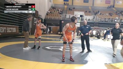 113 lbs Consi Of 4 - Brock Humphrey, Linsly School vs Jacob Naylor, McDonogh