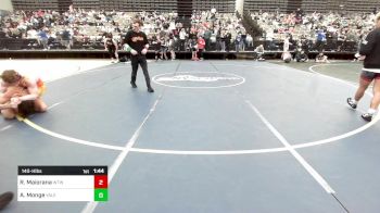 140-H lbs Round Of 32 - Ryan Maiorana, Walt Whitman vs Anthony Monge, Yale Street