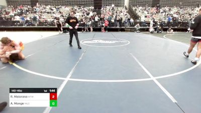 140-H lbs Round Of 32 - Ryan Maiorana, Walt Whitman vs Anthony Monge, Yale Street