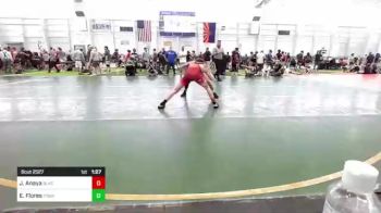 120 lbs Round Of 16 - Jordan Anaya, BlackCat WC vs Elijah Flores, Pounders WC
