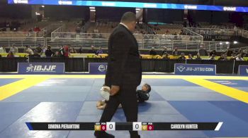 Carolyn Hunter vs Simona Pierantoni 2025 Pan Jiu Jitsu IBJJF Championship