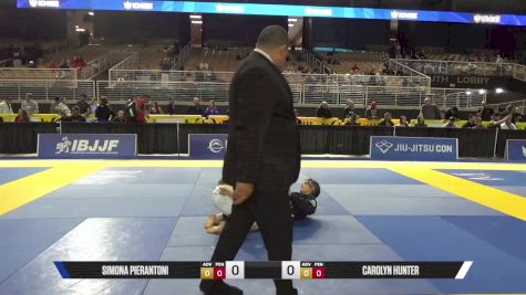 Carolyn Hunter vs Simona Pierantoni 2025 Pan Jiu Jitsu IBJJF Championship