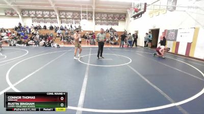 175 lbs Cons. Round 4 - Connor Thomas, Winslow vs Rustin Bingham, Campo Verde High School