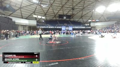 63 lbs Cons. Round 5 - Luciano Gil, Toppenish USA Wrestling Club vs Benson Acorn, Deer Park Ironman Wrestling Club