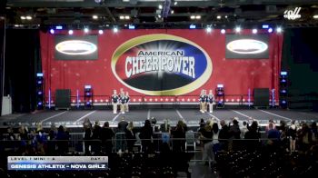 Genesis Athletix - Nova Girlz [2026 L1 Mini - A Day 1] 2026 Cheer Power Grand Nationals