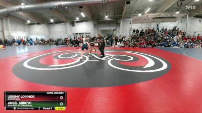 144 lbs Cons. Round 1 - Jeremy Lorimor, Northfield vs Angel Arroyo, Alameda International