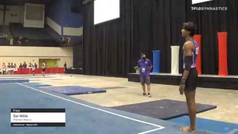 Sai Nitta - Floor, Premier West IL - 2021 USA Gymnastics Development Program National Championships